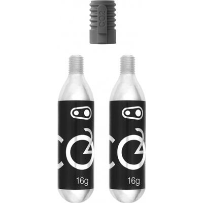 Crankbrothers CO2 Cartridge 16g 2 Pack with Inflator