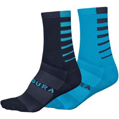 Endura CoolMax Stripe Socks (Twin Pack)