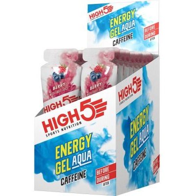 High5 Energy Gel Aqua Caffeine 20x66g Box