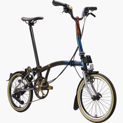 Brompton C Line 12-speed Mid-Bar 1975 Anniversary Edition Handbuilt Folding City Bike