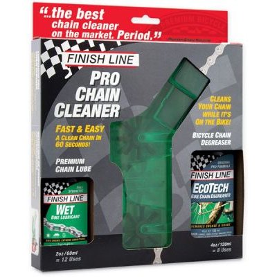 Finish Line Pro Chain Cleaner Kit with Lube and Degreaser