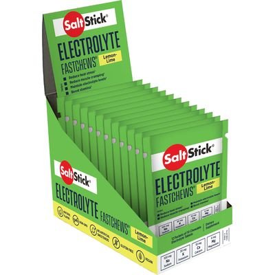 SaltStick FastChews Chewable Electrolyte Tablets 12 x 10 Sachet Box