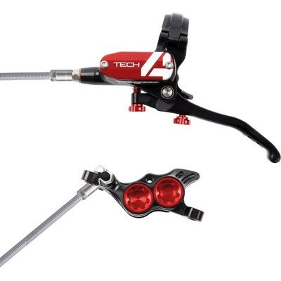Hope Tech4 E4 Brake Lever and Caliper Set with Braided Hose