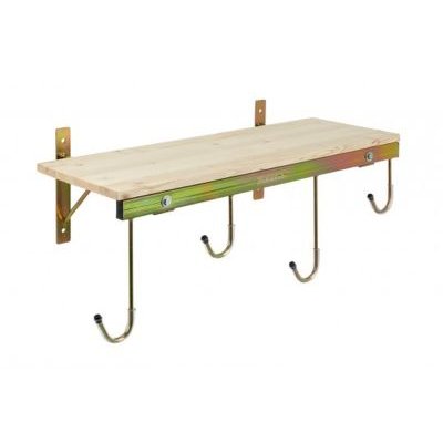 Peruzzo Four Spaces With Shelf Wall Bike Rack