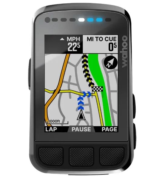 wahoo elemnt bolt stealth edition gps computer bundle