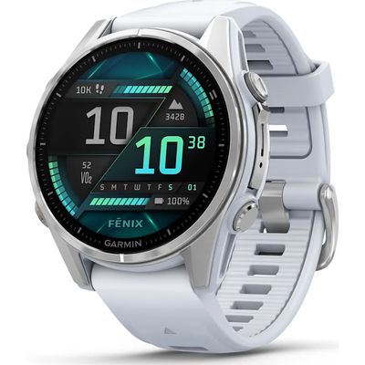 Garmin Fenix 8 43 mm AMOLED GPS Smartwatch with Silicone Band