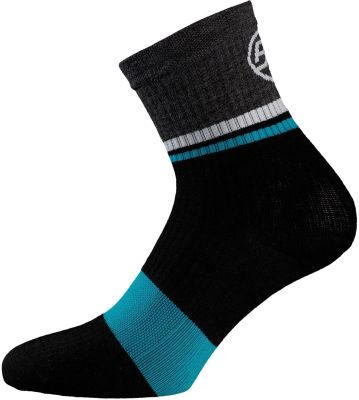 Show product details for BL Esperienza Womens Socks (Black/Blue - S)