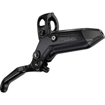 Sram Level Silver Stealth C1 4 Piston Brake Lever with Hose and Caliper Set