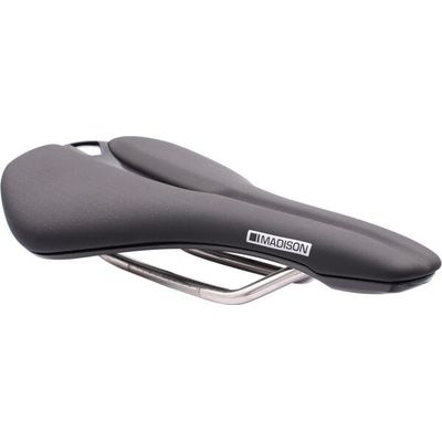 Madison Flux Aero Short Titanium Road Saddle