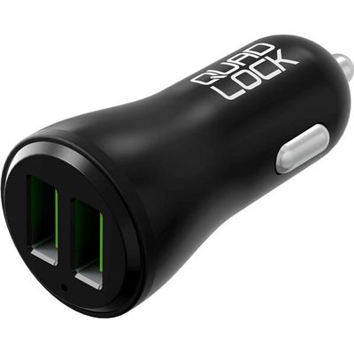 Quad Lock Dual USB 12V Car Charger