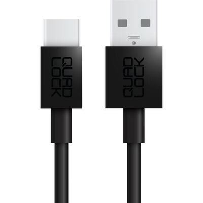 Quad Lock USB-A to USB-C Cable 20cm