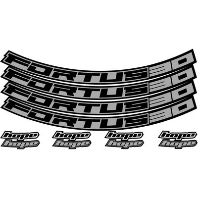 Hope Fortus 30 Rim Decals for 26"